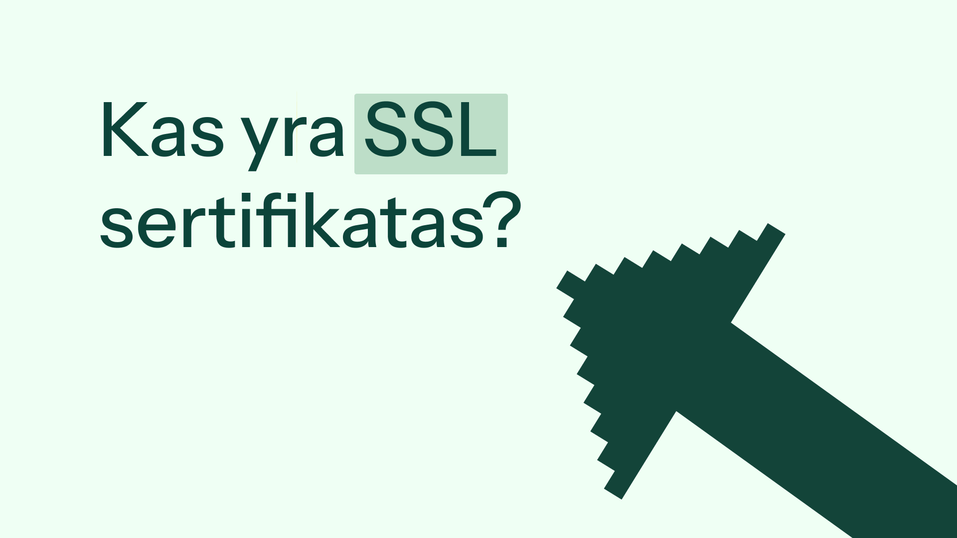 Kas yra SSL sertifikatas?